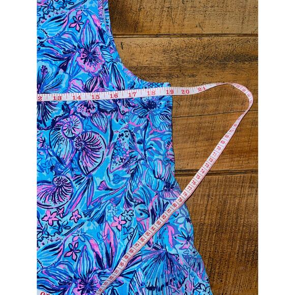 NWT Womens Lilly Pulitzer‎ Edelyn Swing Shift Blue Shells N Bells Dress Size 6 - Picture 12 of 13